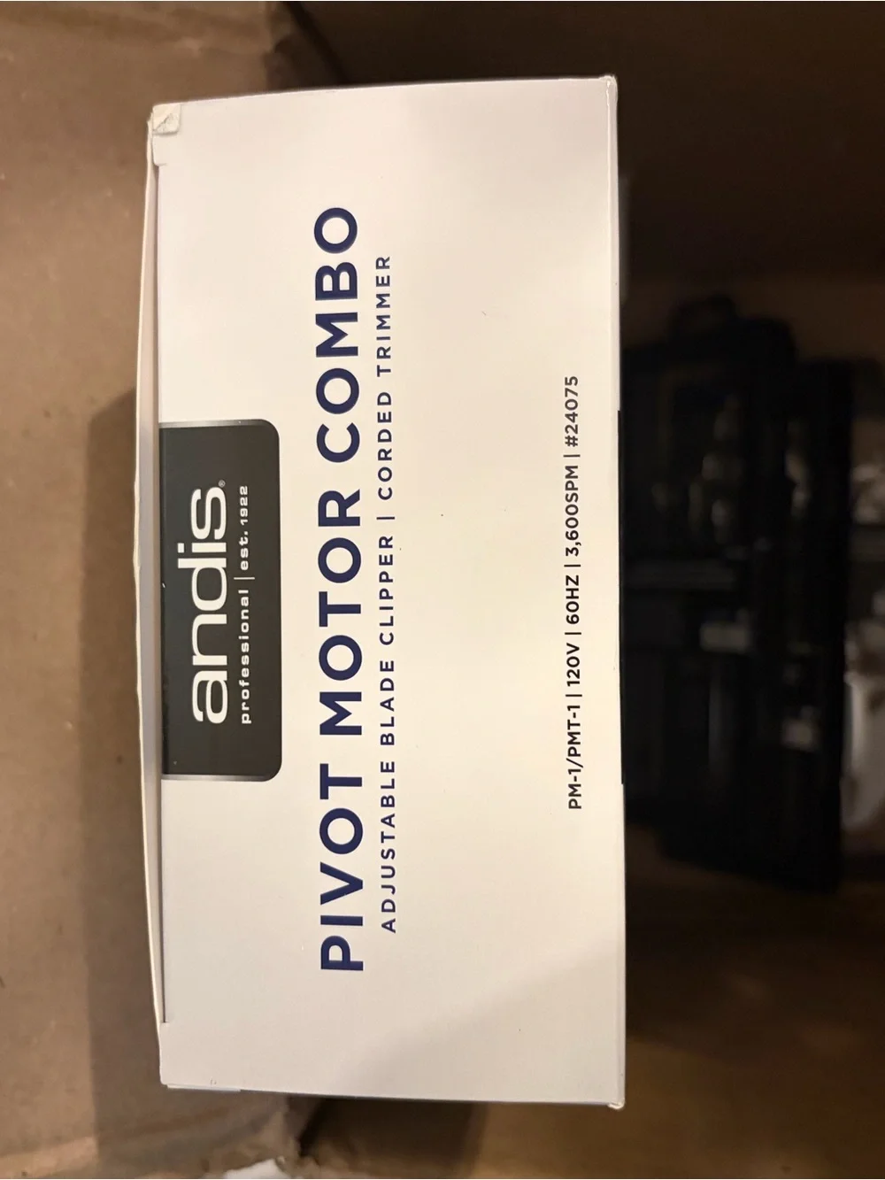 Andis Black Pivot Motor Combo Clippers and Trimmer